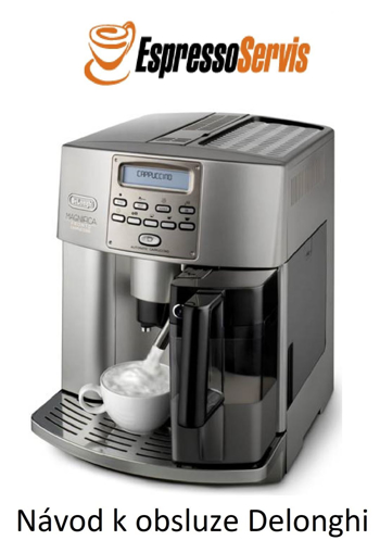 Obrazek Návod k obsluze Delonghi Magnifica 3500 Cappuccino CZ - zdarma