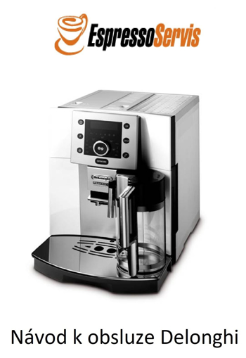 Obrazek Návod k obsluze Delonghi Perfecta 5500 W CZ- zdarma