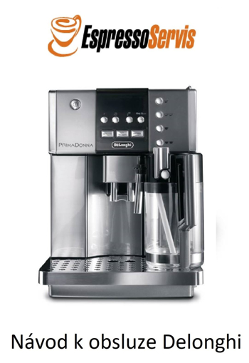 Obrazek Návod k obsluze Delonghi Primadona 6600 CZ - zdarma