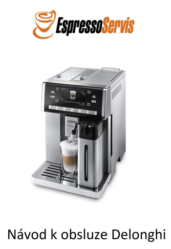 Obrazek Návod k obsluze Delonghi Primadona Exclusive 6900 CZ - zdarma