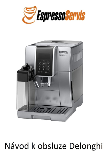 Obrazek Návod k obsluze Delonghi Dinamica ECAM 350 75 S CZ