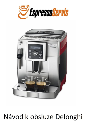 Obrazek Návod k obsluze Delonghi ECAM 23 420 SR CZ