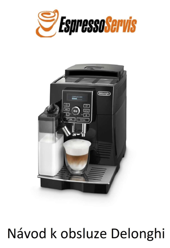 Obrazek Návod k obsluze Delonghi ECAM 25 462 B CZ