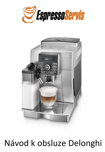 Obrazek Návod k obsluze Delonghi ECAM 25 462 S CZ