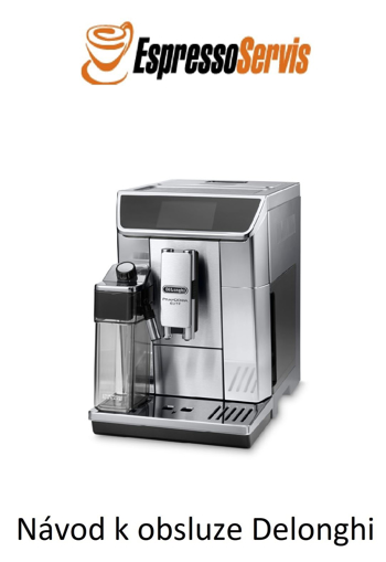 Obrazek Návod k obsluze Delonghi PrimaDonna Elite ECAM 650.75.MS