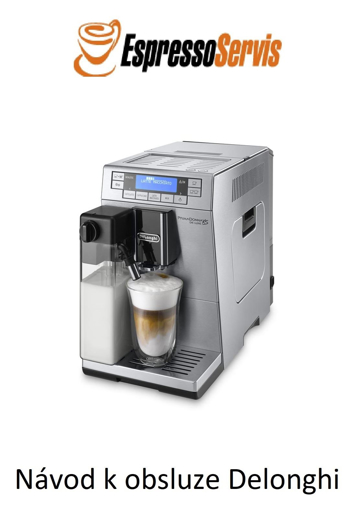 Obrazek Návod k obsluze Delonghi Prima Donna XS ETAM 36 365 M