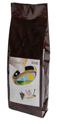 Obrazek EspressoServis CLASSICO Świeżo palona kawa ziarnista 250 g